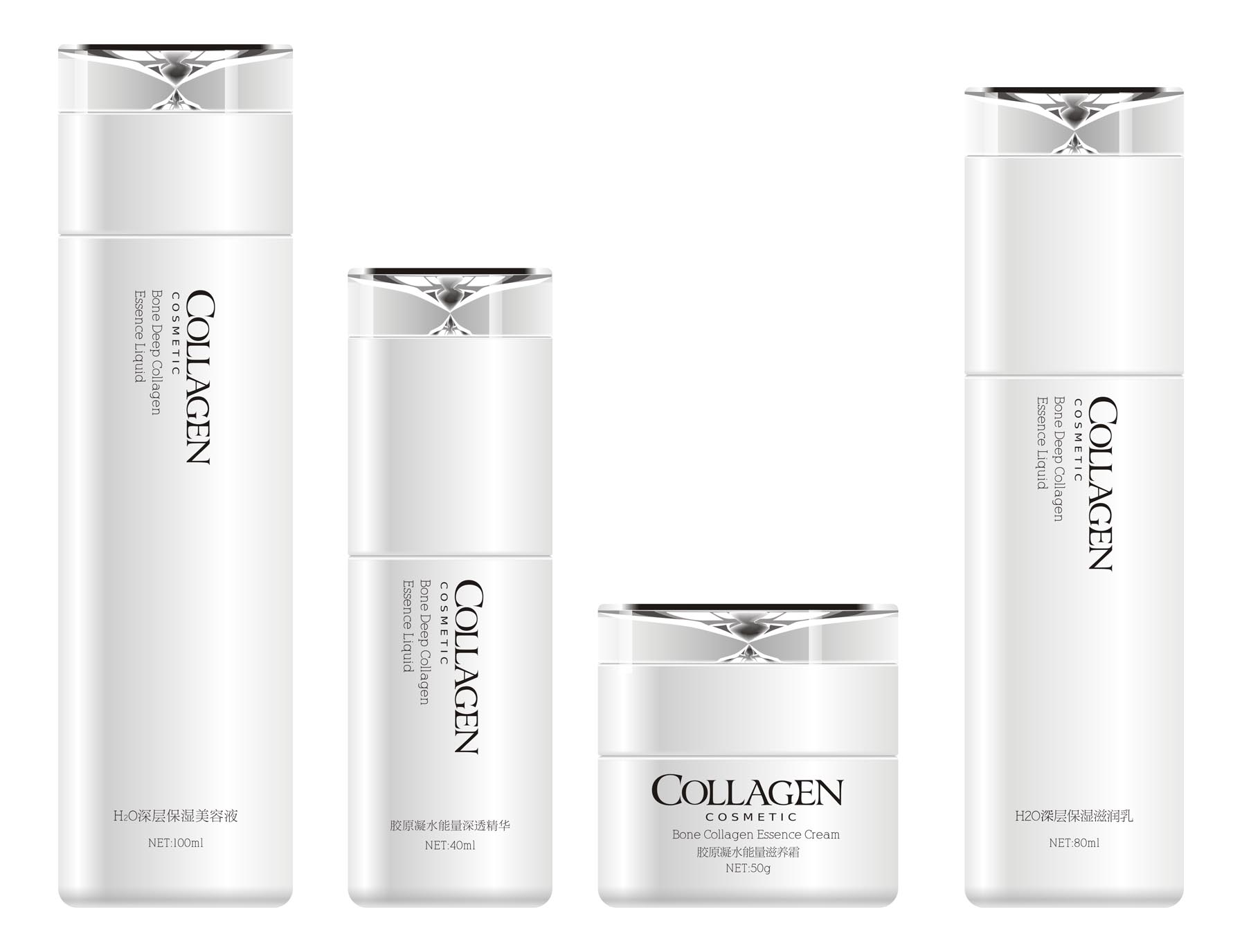 白色化妝品瓶體排版設(shè)計 極簡美學(xué)與品牌傳達(dá)的和諧統(tǒng)一